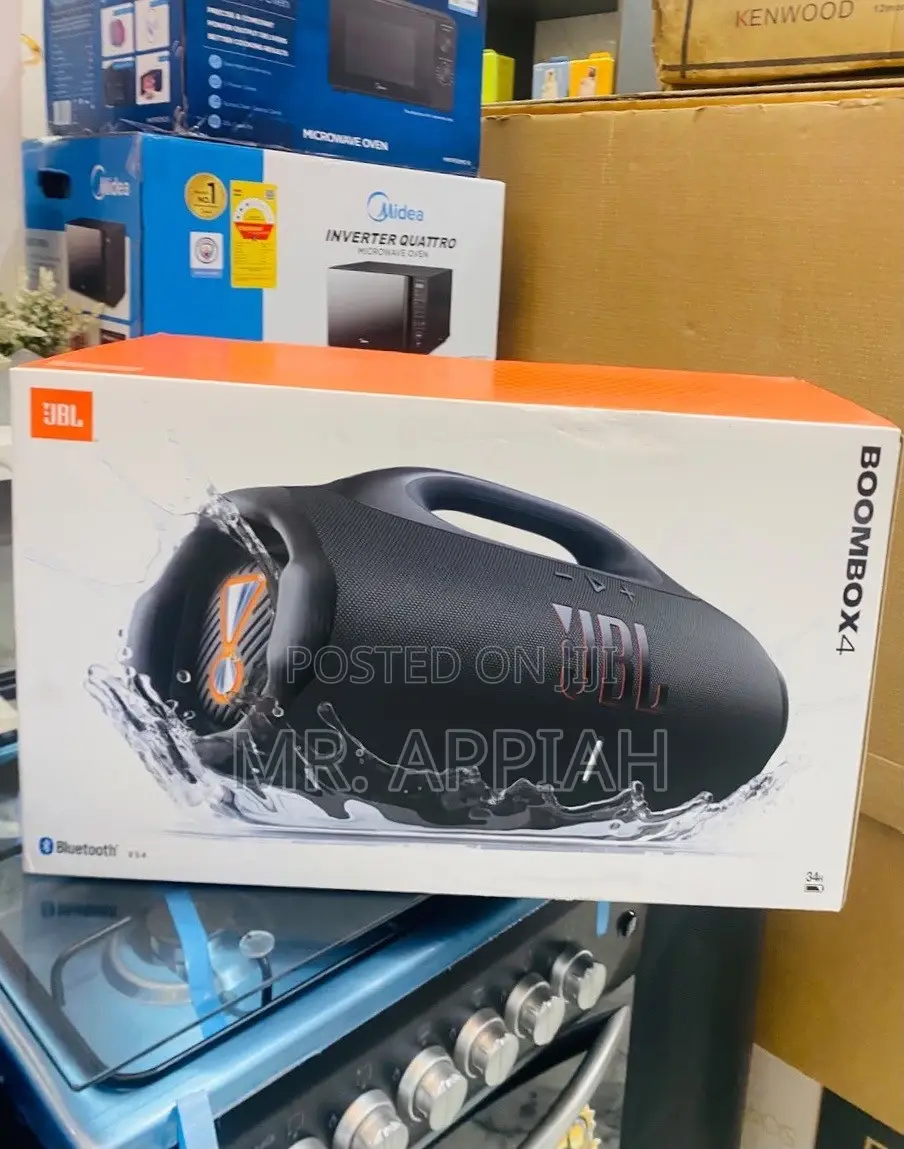 Affordable JBL Boombox 4 Bluetooth Speaker(Black)Deep Bass 