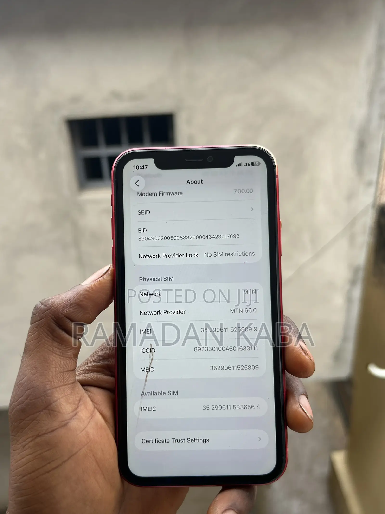 Apple iPhone 11 64 GB Red
