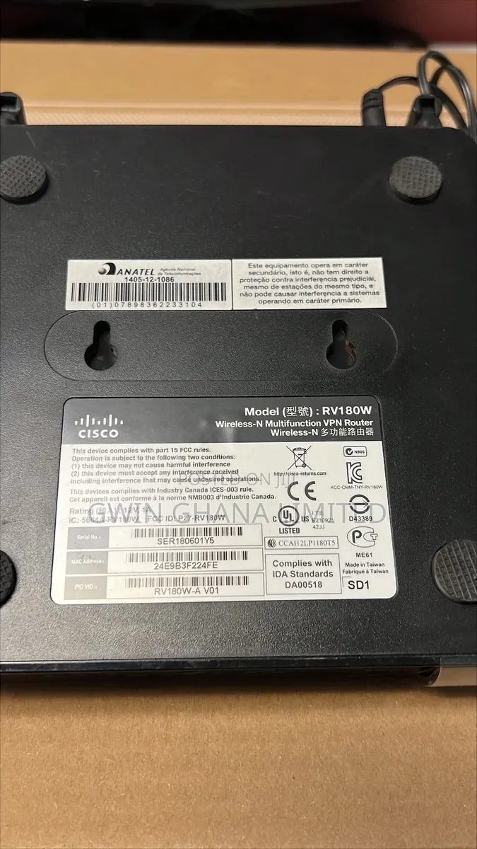 Cisco RV215W Wireless Wifi VPN Router RV215W-E--G5 .Box Not Included