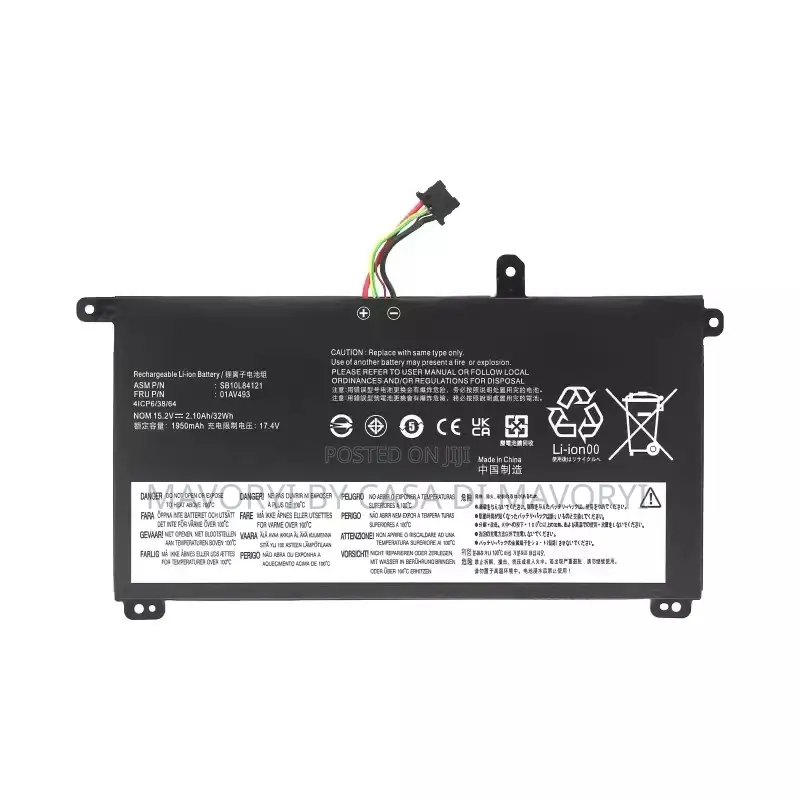 01av493 Battery Lenovo ThinkPad T570 T580 P51s P52s