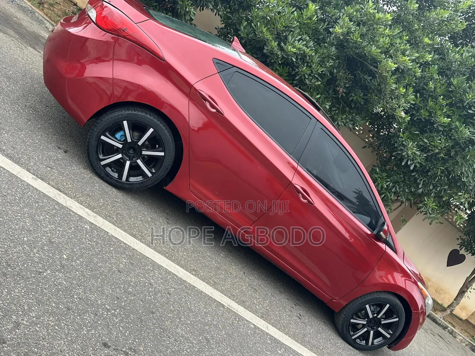 Hyundai Elantra Limited Sedan FWD (1.8L 4cyl 6A) 2013 Red
