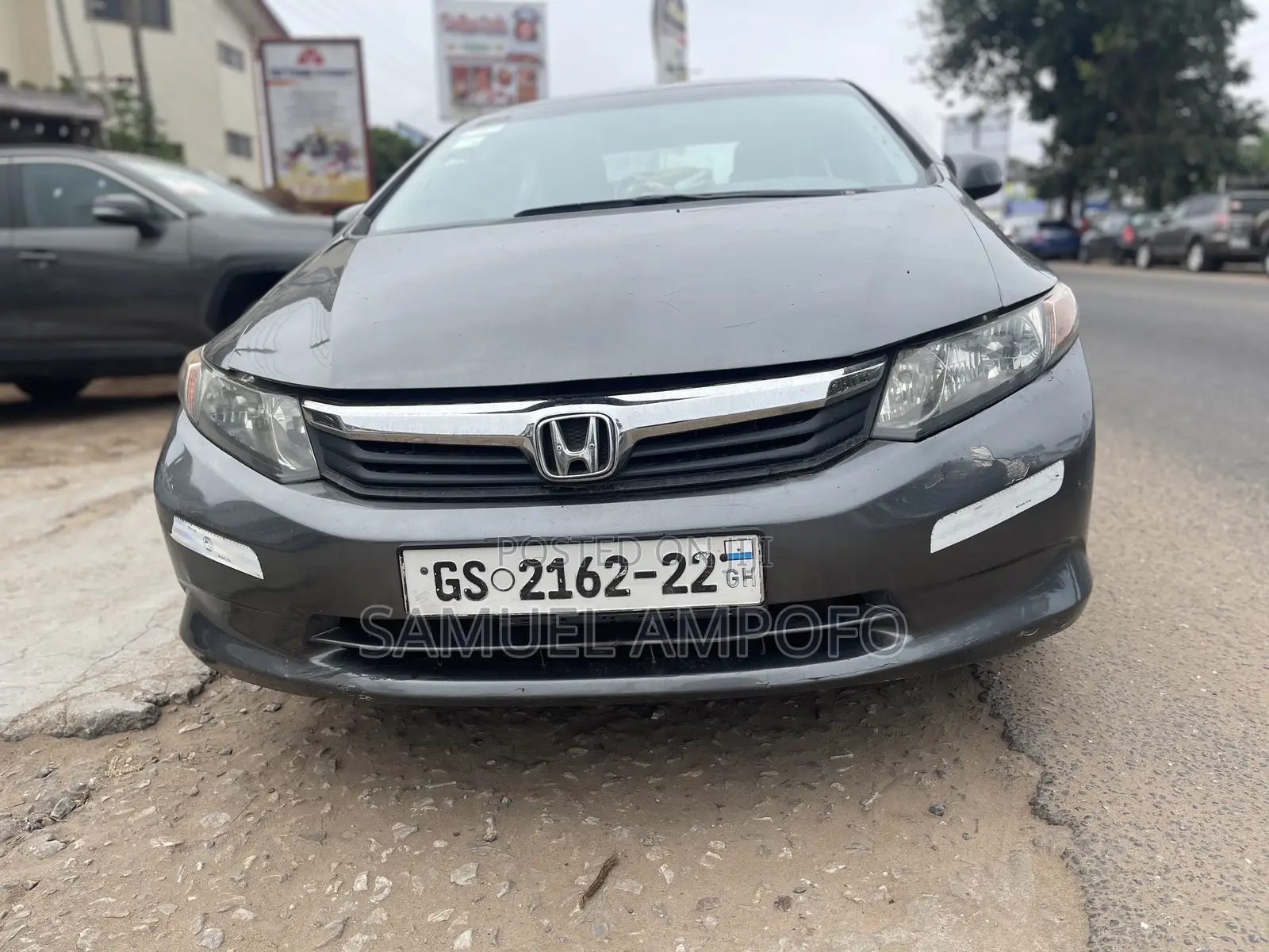 Honda Civic EX Sedan 2012 Gray