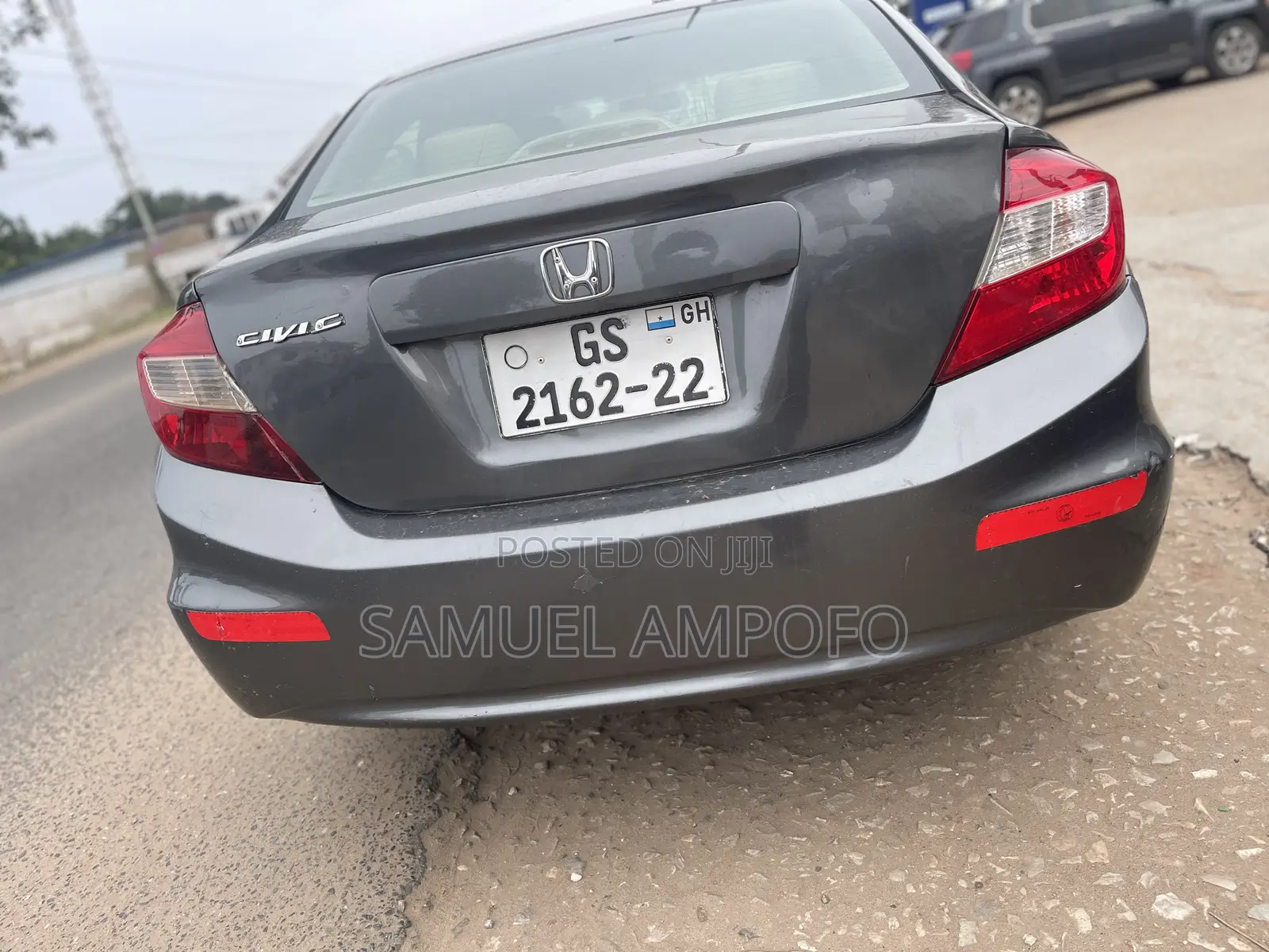 Honda Civic EX Sedan 2012 Gray