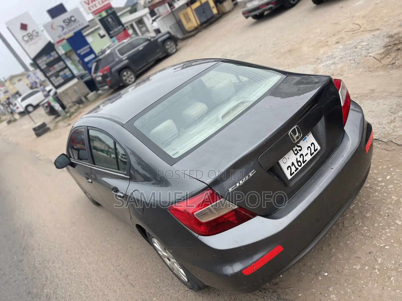 Honda Civic EX Sedan 2012 Gray