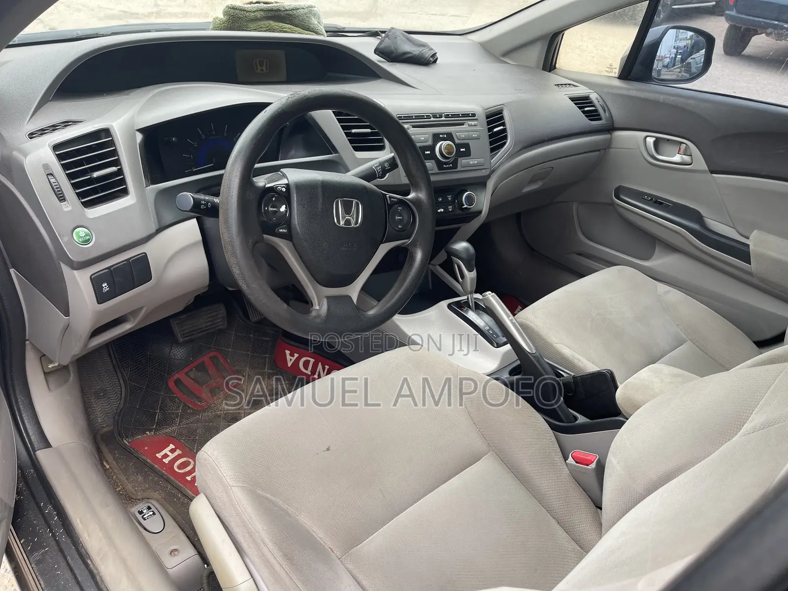 Honda Civic EX Sedan 2012 Gray