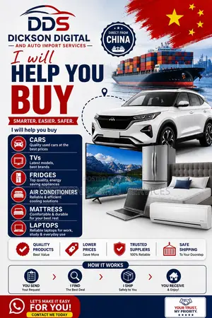 I Will Help You Buy Cars, TVs, Fridges, ACs and More From China