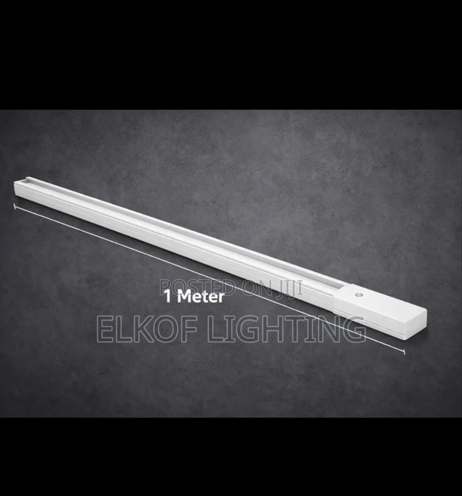 White Track Light Rail 1 Meter