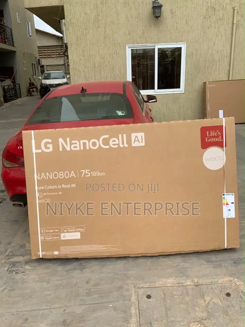 LG 75 Inch Nanocell Ai Nano80a HDR Smart TV