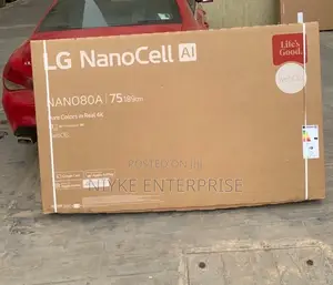 LG 75 Inch Nanocell Ai Nano80a HDR Smart TV