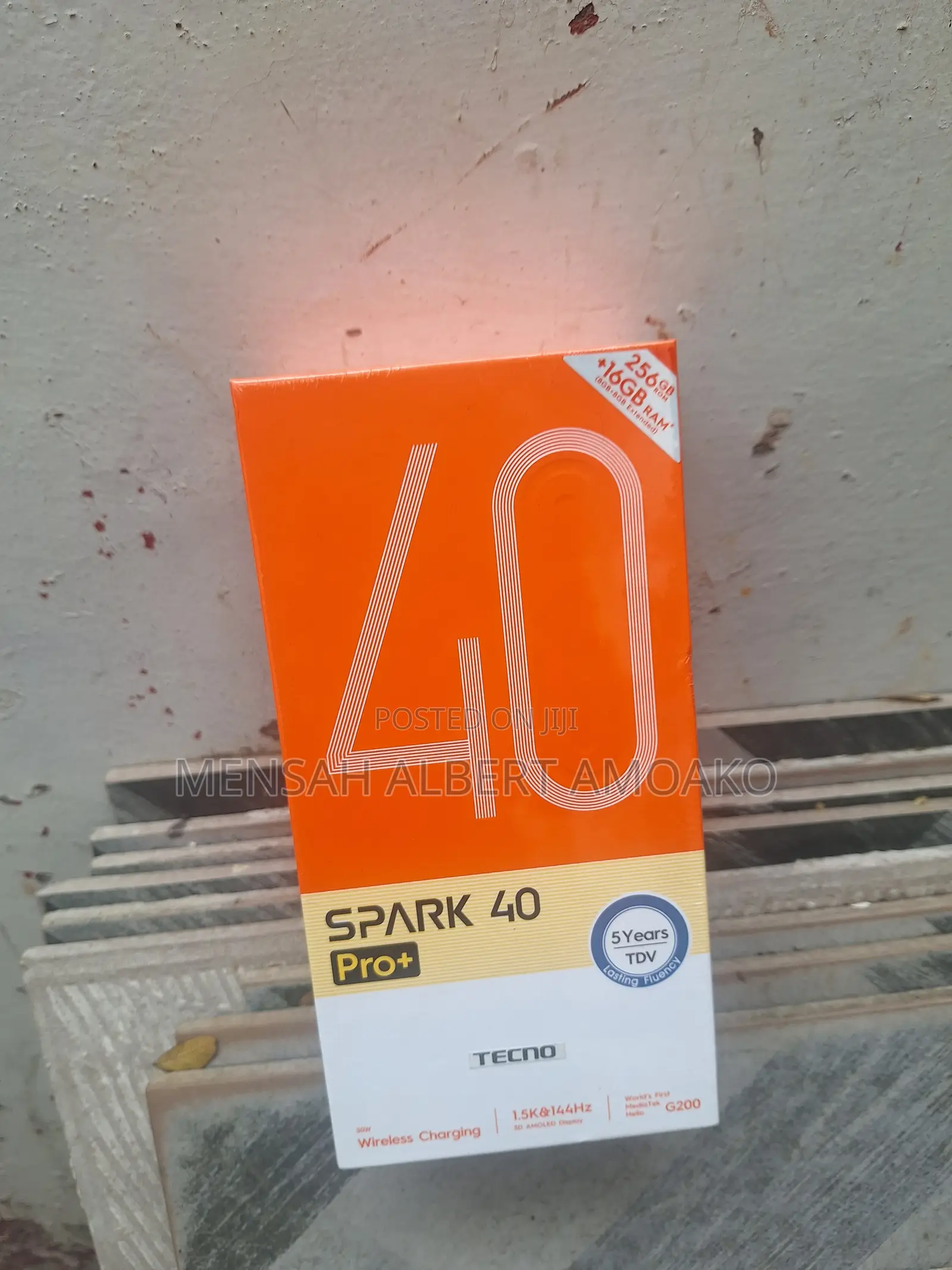 New Tecno Spark 40 Pro+ 256 GB Black