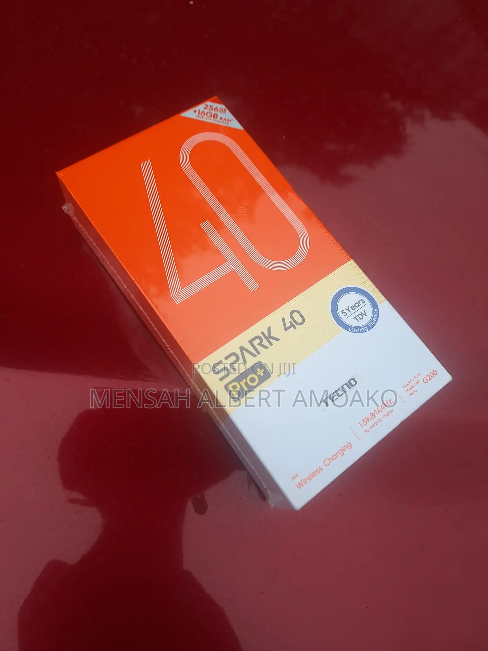 New Tecno Spark 40 Pro+ 256 GB Black