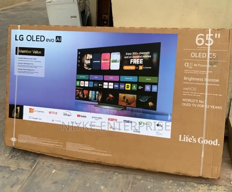 LG 65 Inch Oled Evo C5 Series Ai Smart TV