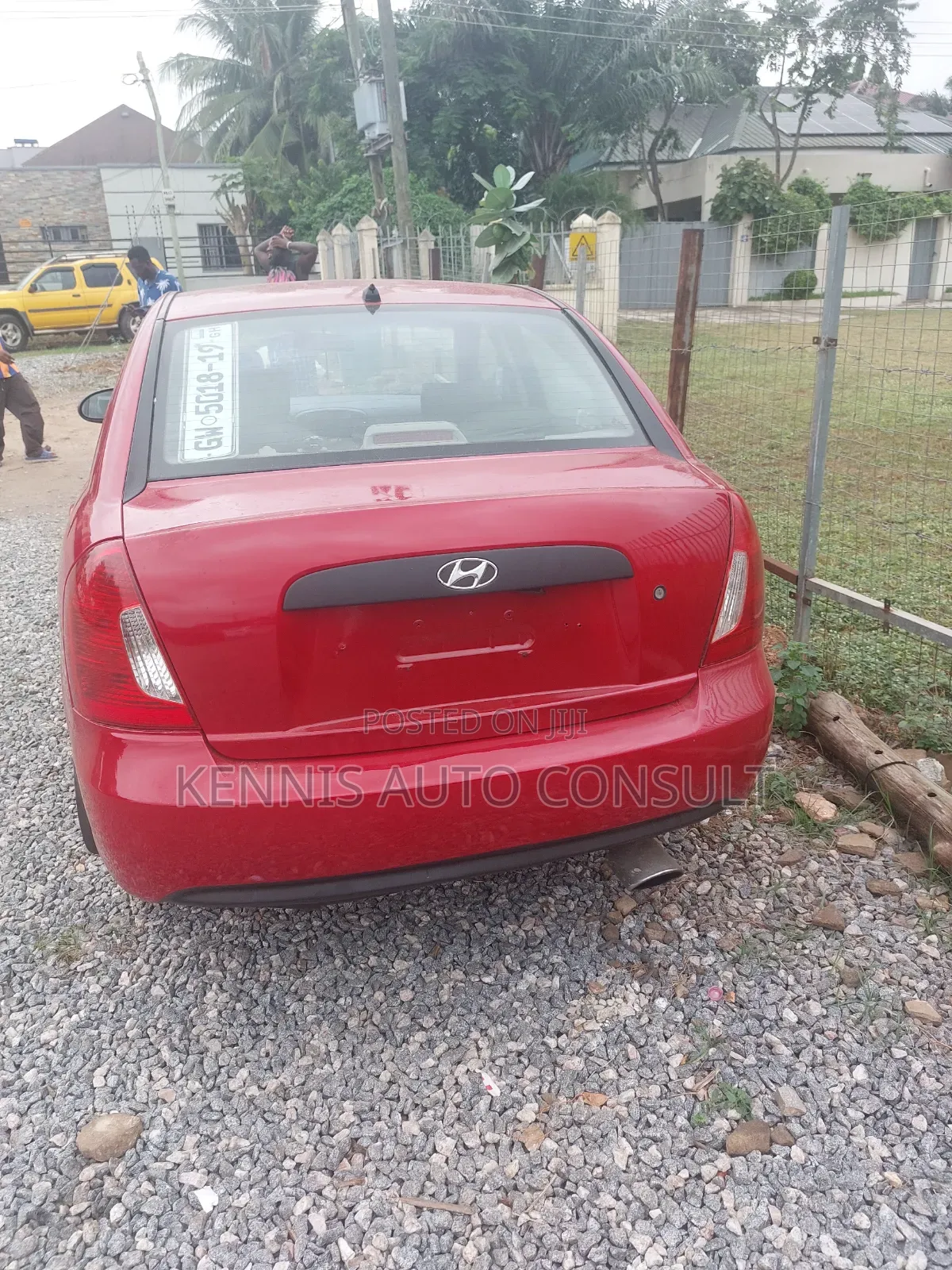 Hyundai Accent 2008 Red