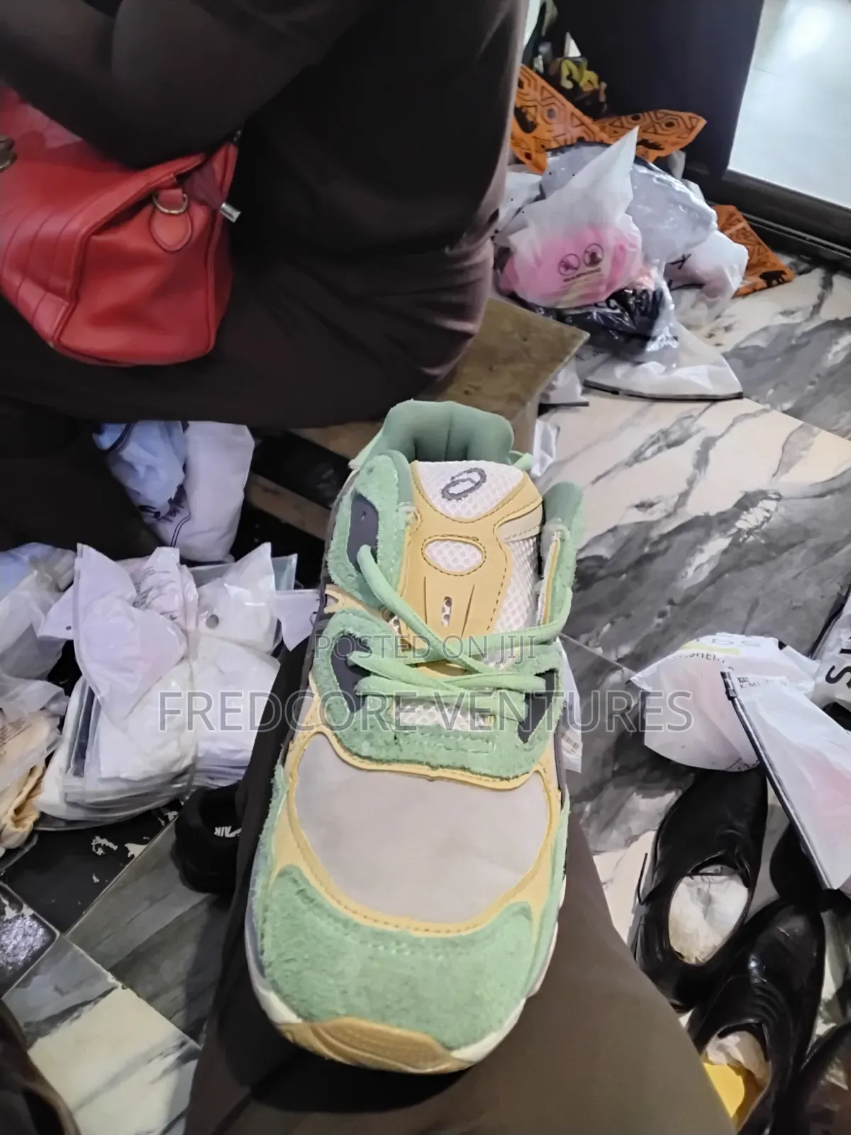 ASICS GEL-NYC Green Casual Sneakers