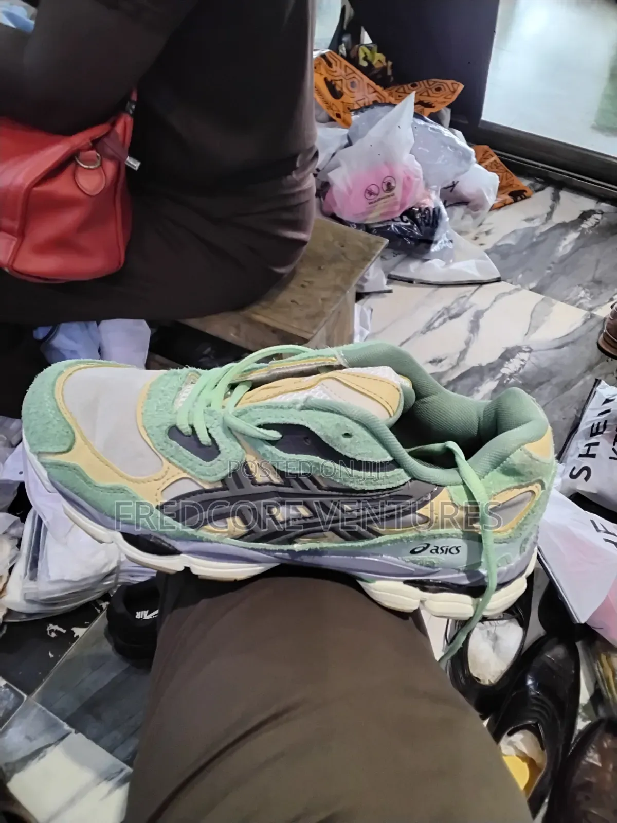 ASICS GEL-NYC Green Casual Sneakers