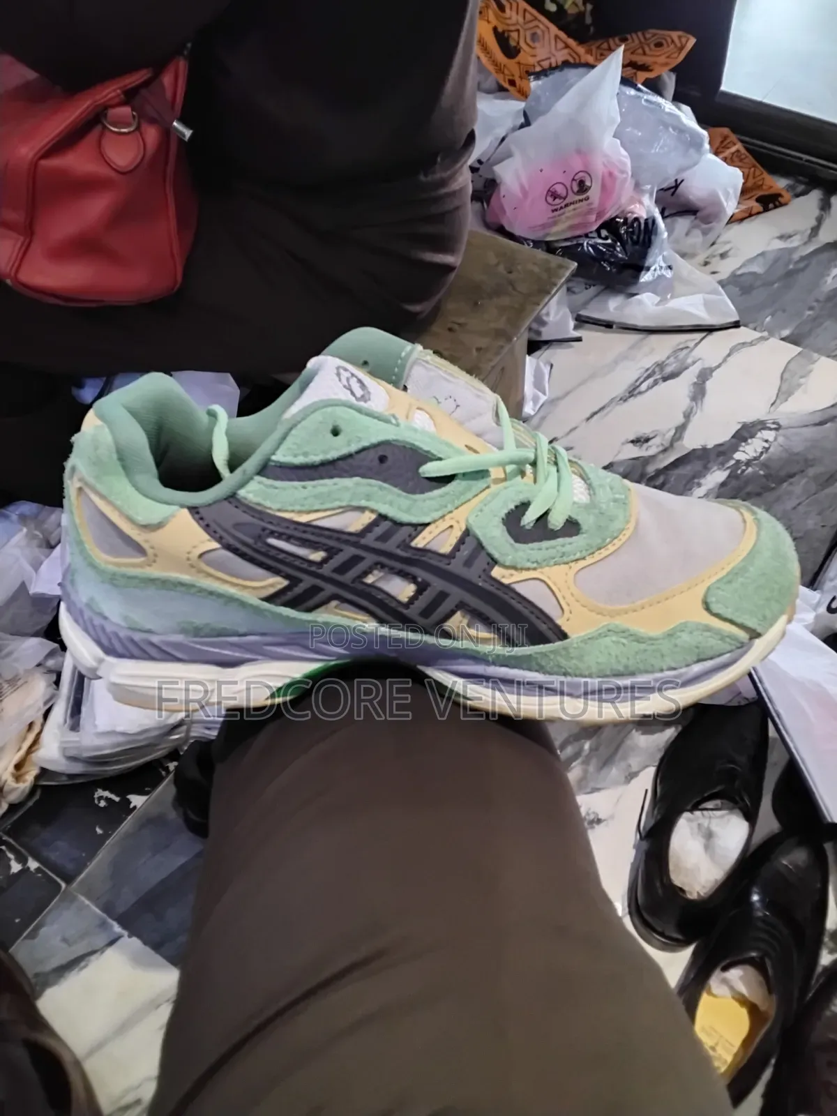 ASICS GEL-NYC Green Casual Sneakers