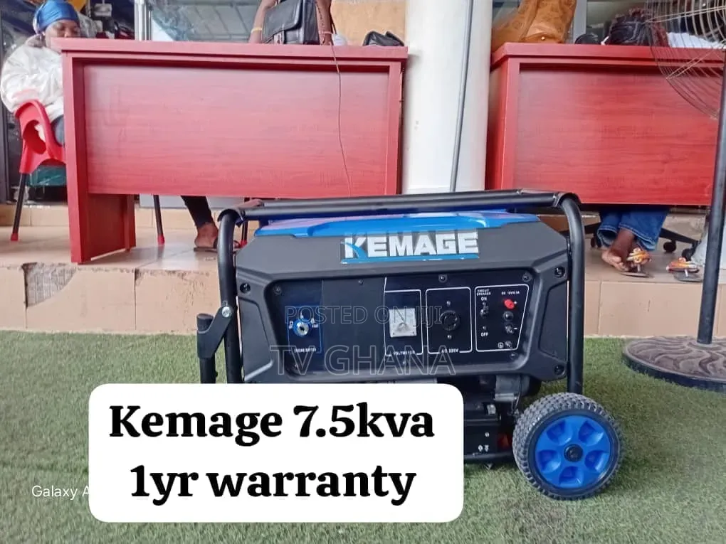 Kemage 7.5KVA 8500W Generator – Premium Heavy Duty Power Genset7.5kva