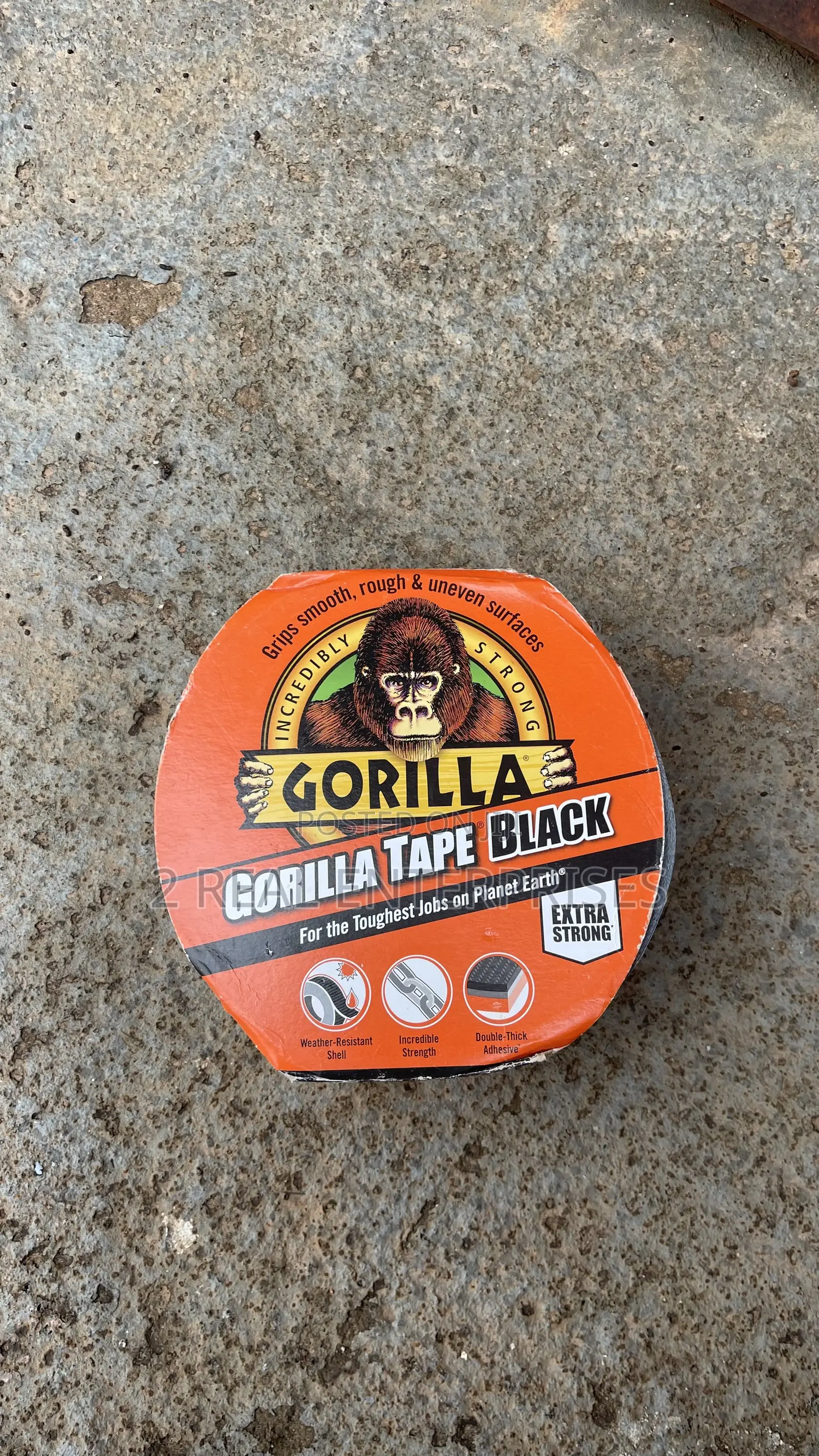 Gorilla Black Tape Heavy Duty (32m X 48mm)