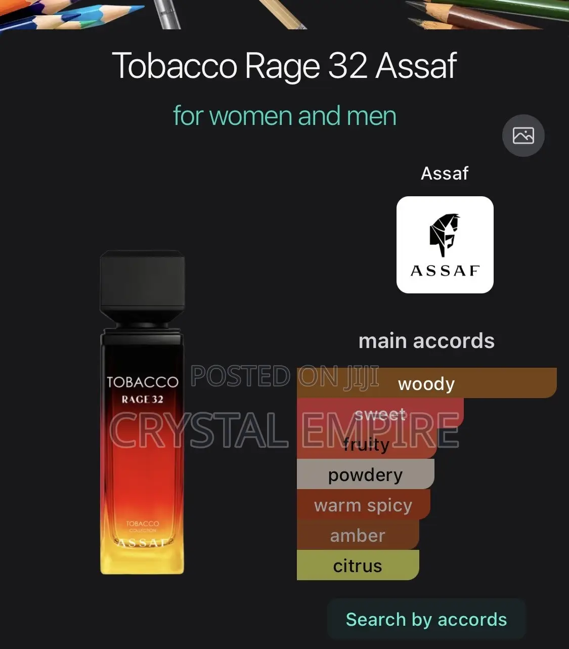 Assaf Tobacco Rage 32 Perfume