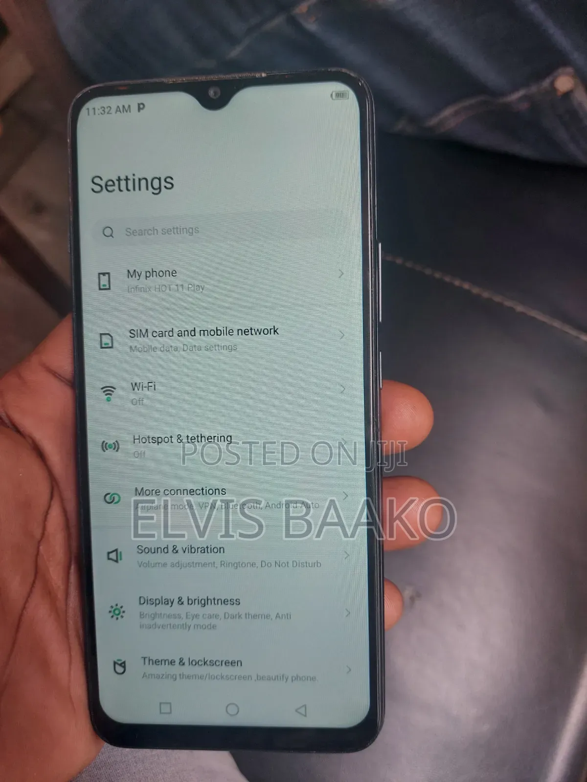 Infinix Hot 11 Play 64 GB Black