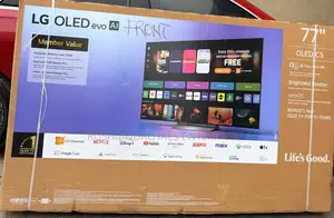 LG 77 Inches of Self-Lit OLED Evo Pixels AI Processor Intelligence