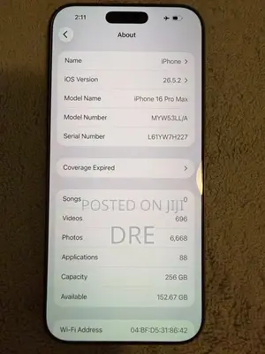 Apple iPhone 16 Pro Max 256 GB Gold