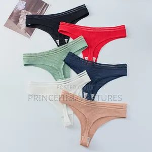 Ladies Cotton Thongs Panties
