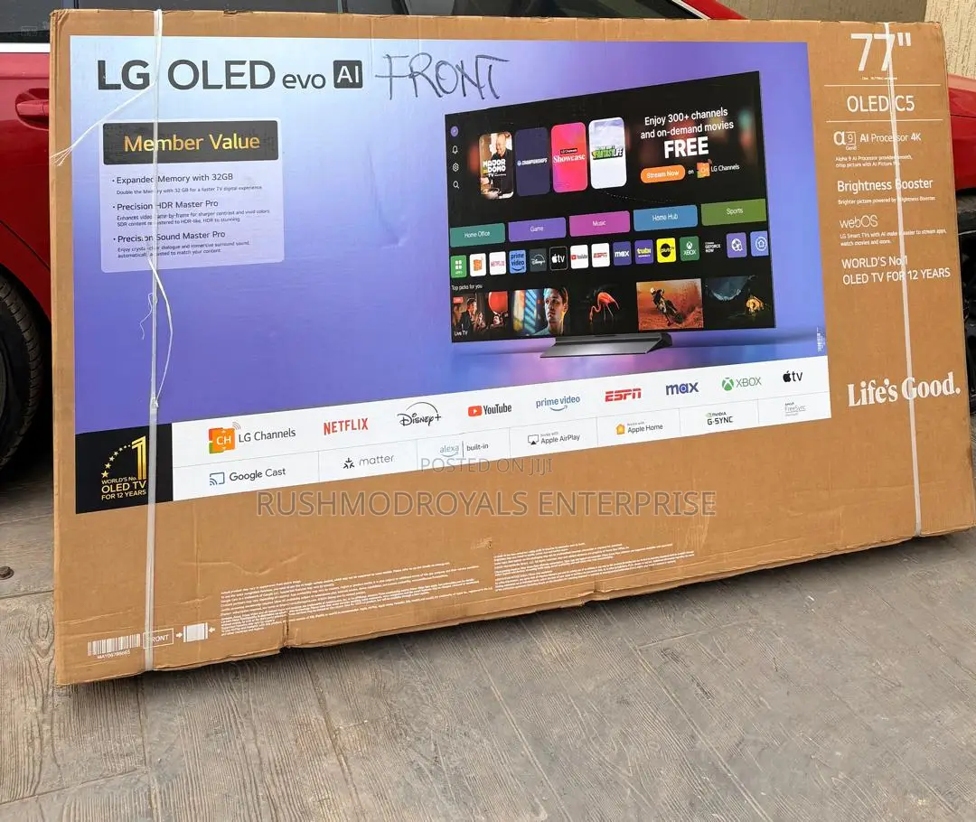 Stunning Clarity and Cinematic LG 77" OLED Evo AI Smart TV