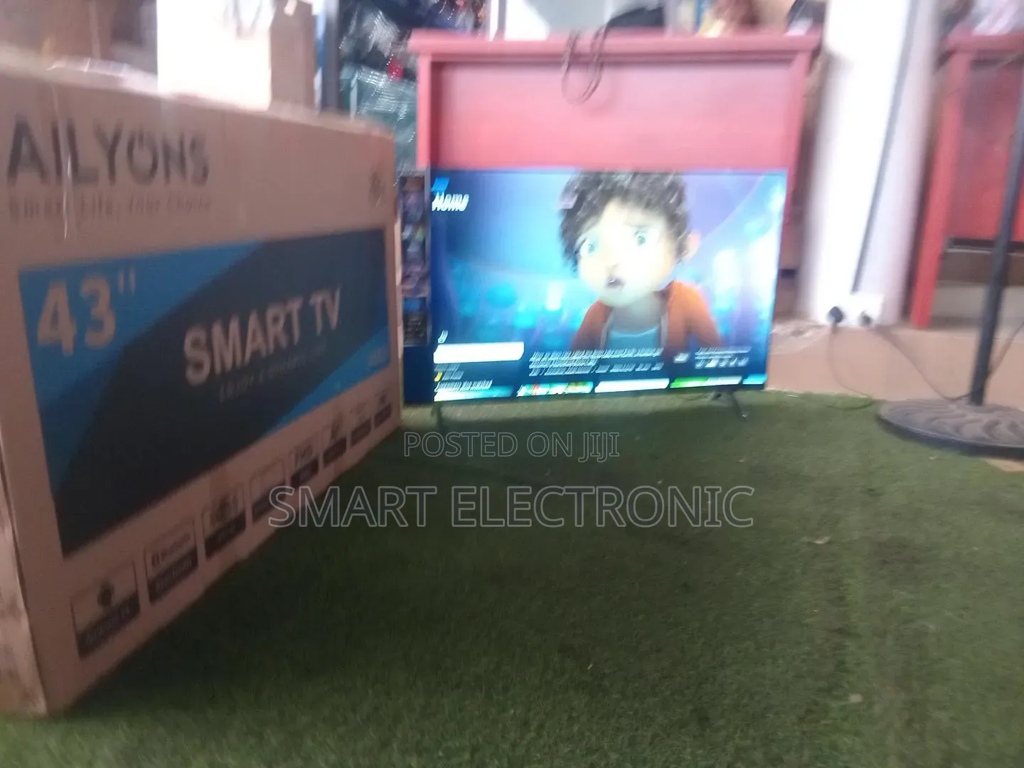 Ailyons 43-Inch Smart TV – Big Screen Entertainment for Home Office