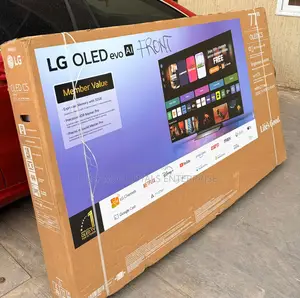 Experience Epic Scale: 77" LG OLED Evo AI With Self-Lit Pixels