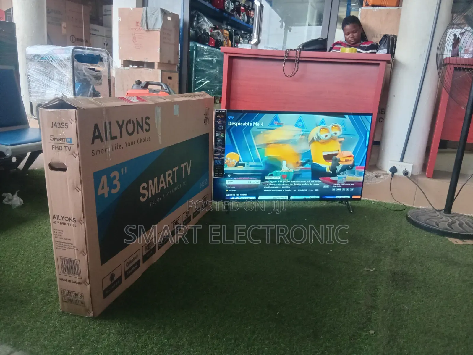Ailyons 43′′ Smart TV – Stunning Display Smart Entertainment