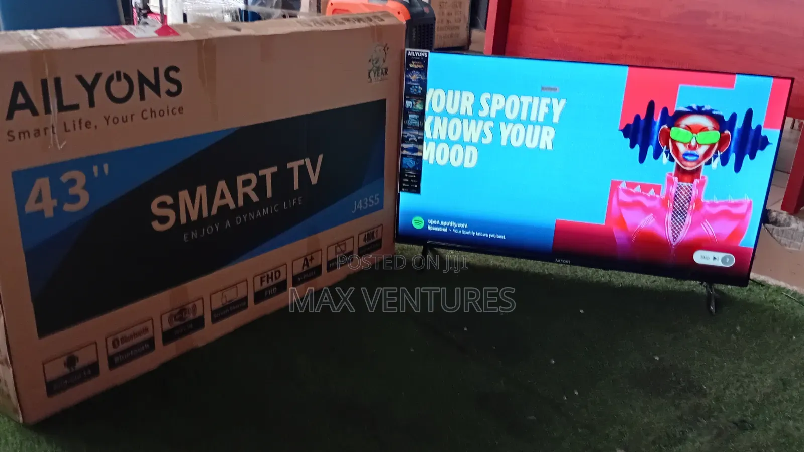 Ailyons 43" Smart TV – Premium Big Screen Entertainment 43inches
