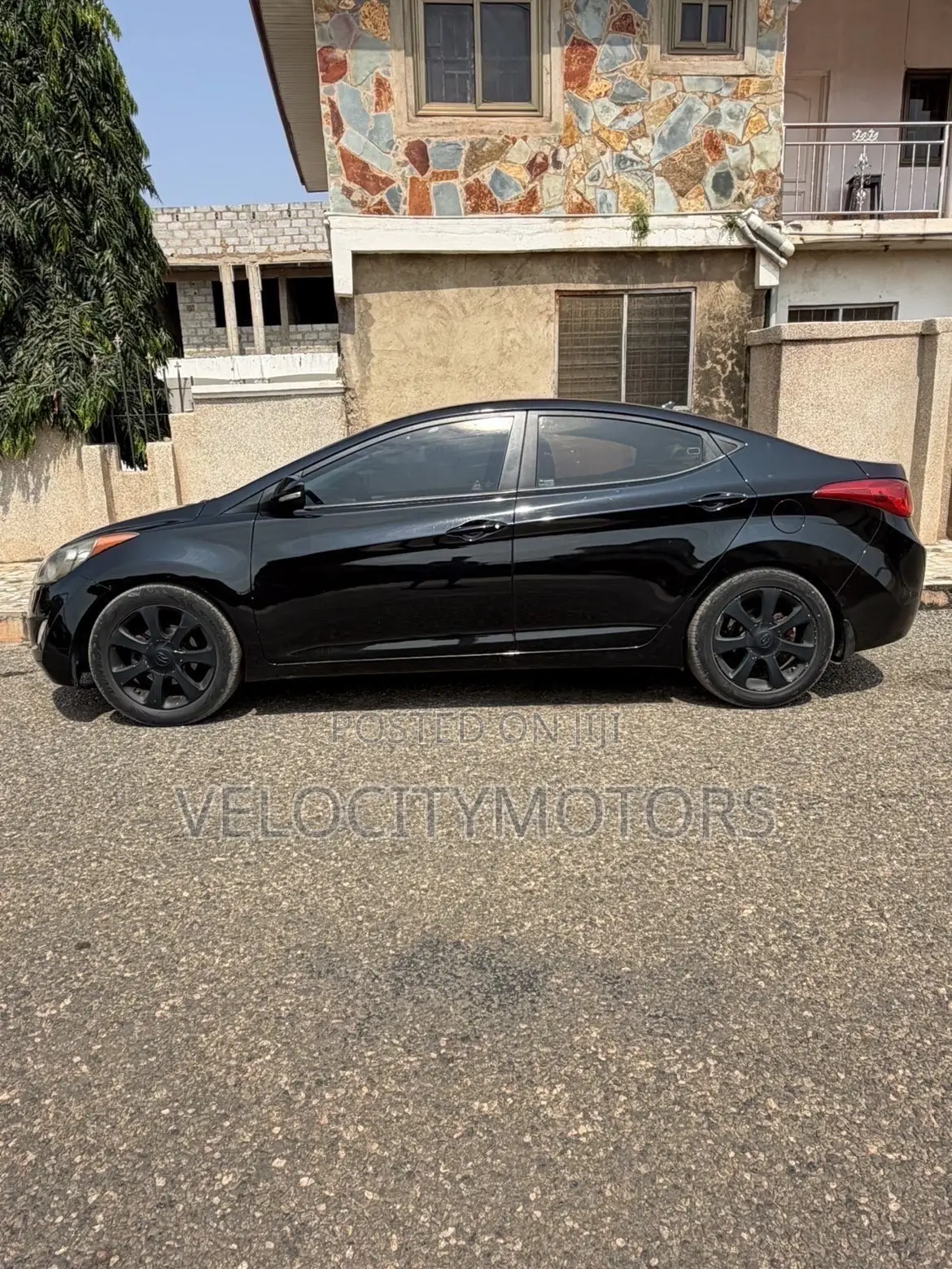 Hyundai Elantra Limited 2012 Blue