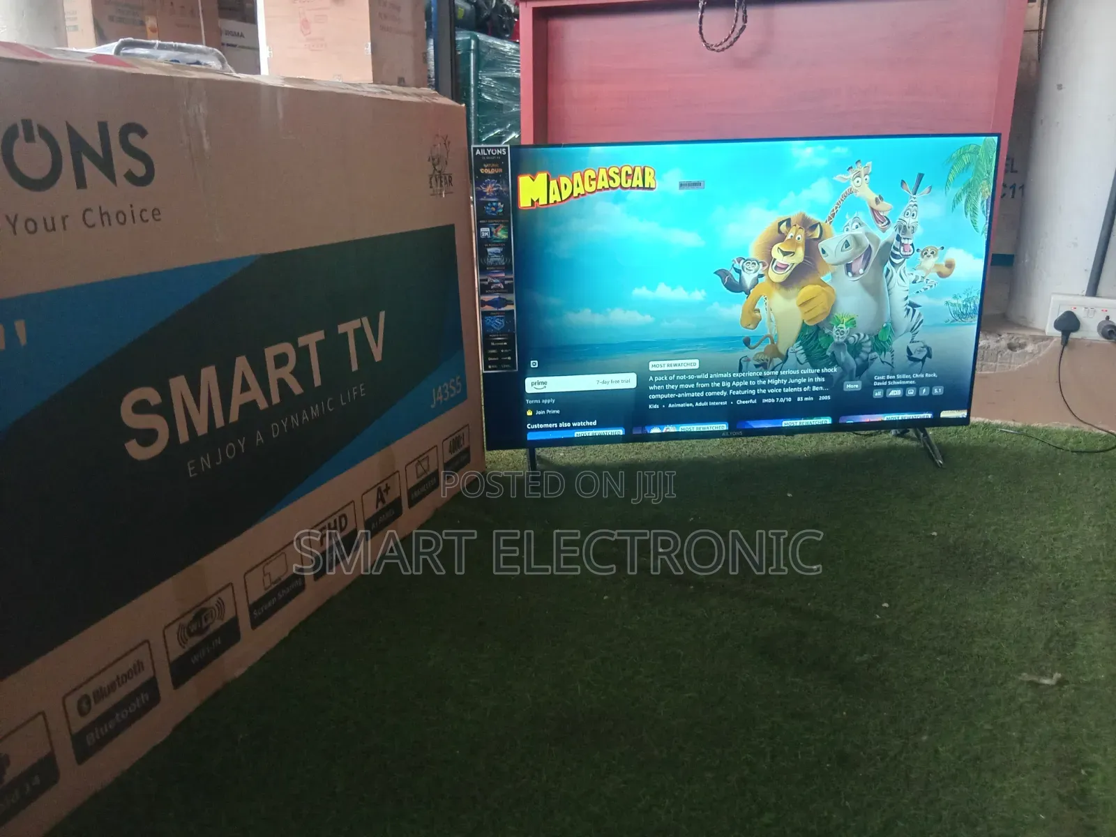 Ailyons 43′′ Smart TV – Enjoy Movies, Sports, YouTube More on a Big