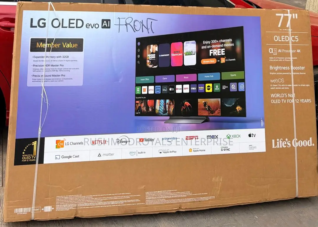 Pure Blacks, Infinite Contrast: The 77" LG OLED Evo AI SMART TV