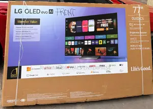 Pure Blacks, Infinite Contrast: The 77" LG OLED Evo AI SMART TV