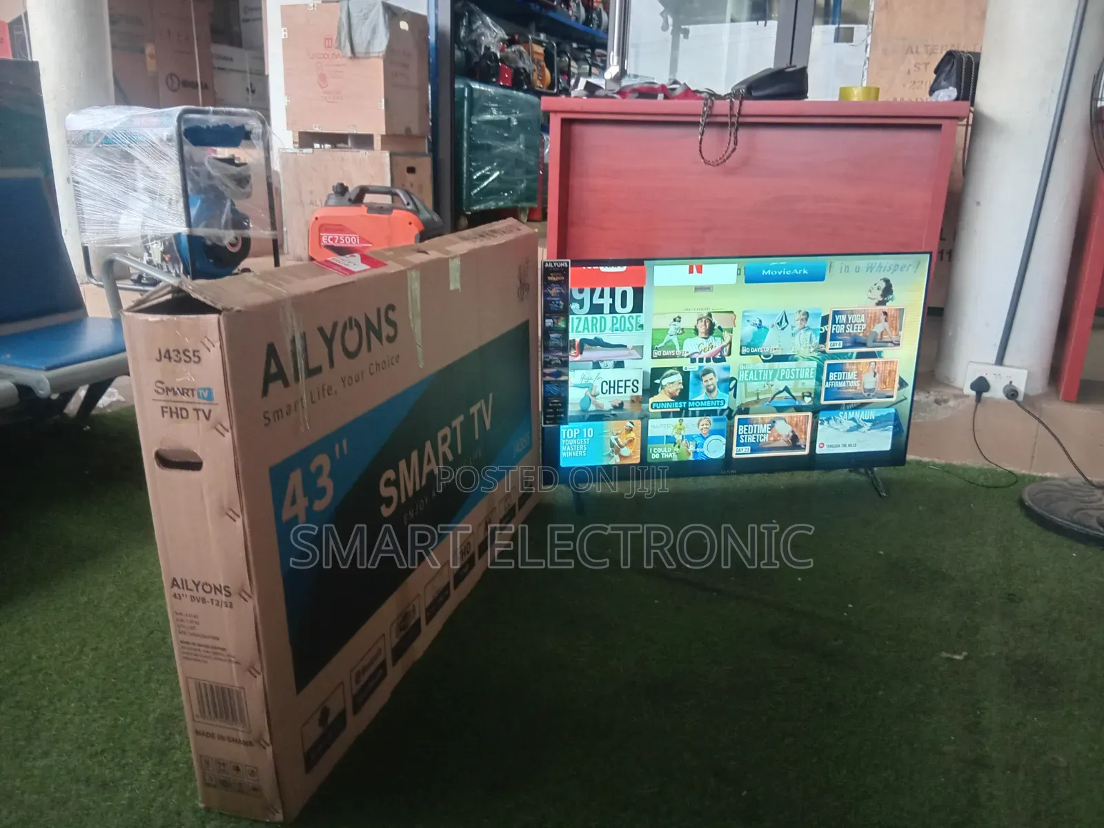 Ailyons 43-Inch Smart TV – Perfect Choice for Living Room, Bedroom 