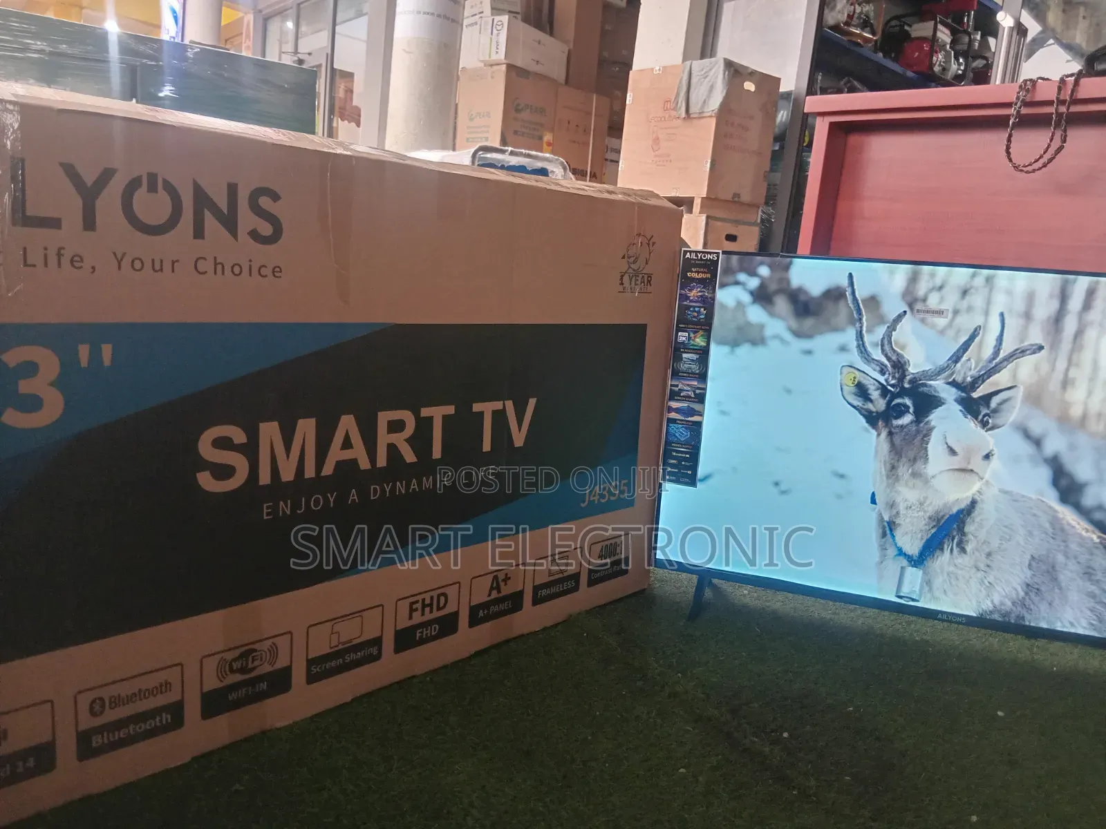 Ailyons 43-Inch Smart TV – Crystal-Clear Entertainment Whole Family