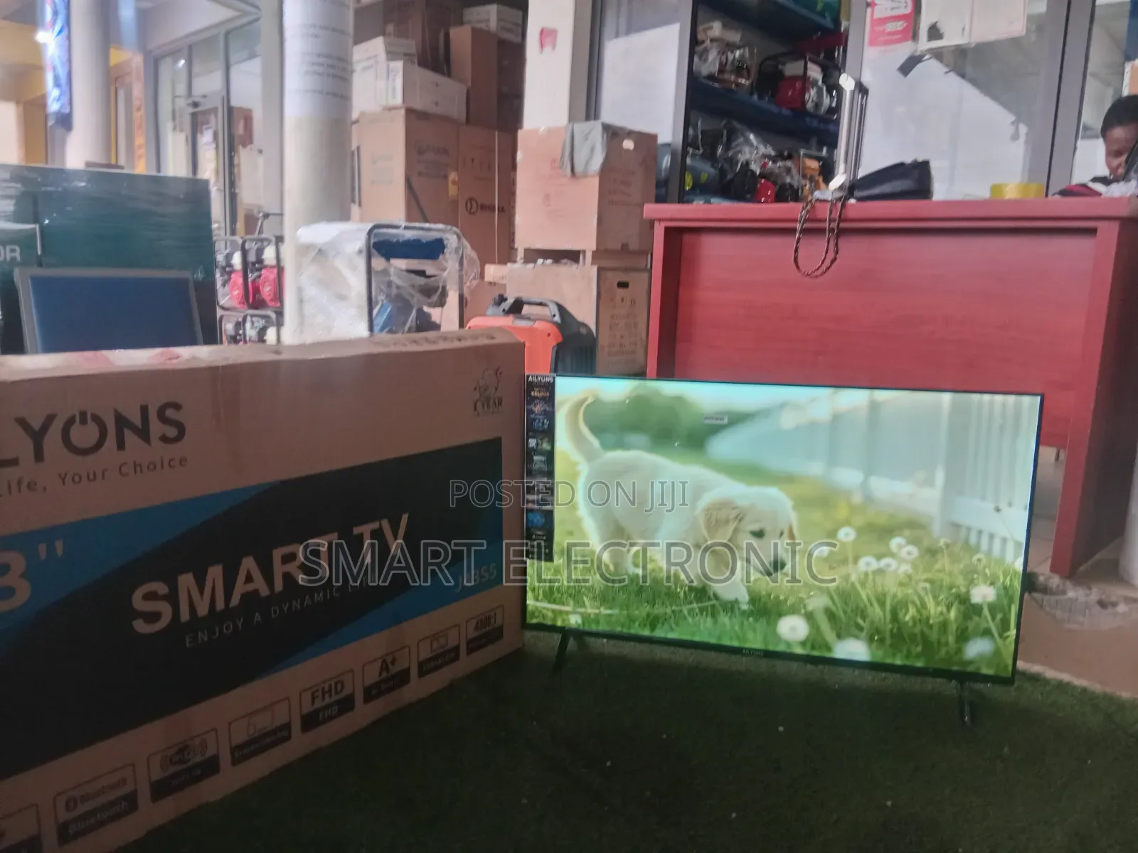 Ailyons 43′′ Smart Television – Stylish Big Screen TV for Modern Homes