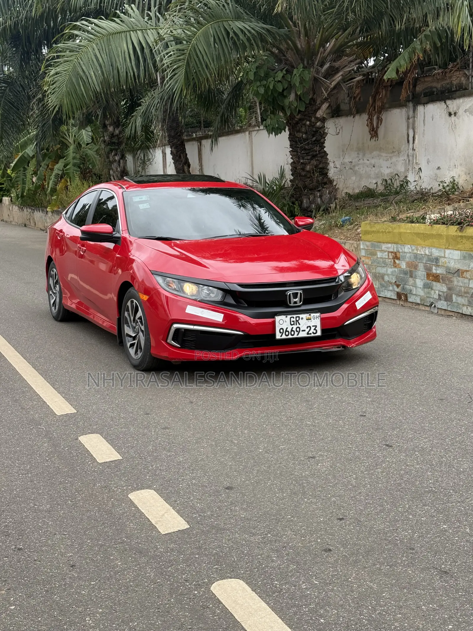 Honda Civic EX-L Sedan 2020 Red
