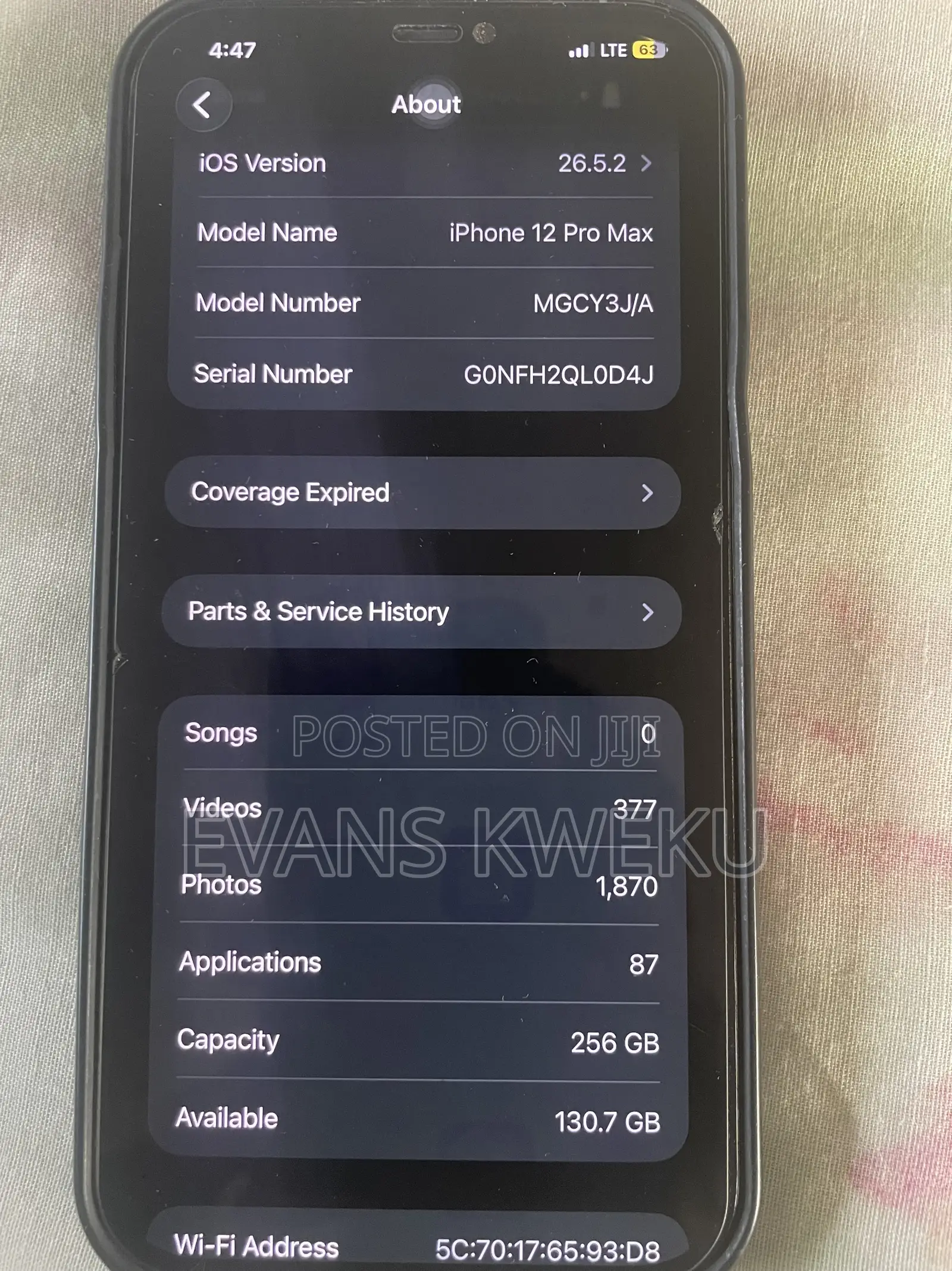 Apple iPhone 12 Pro Max 256 GB White
