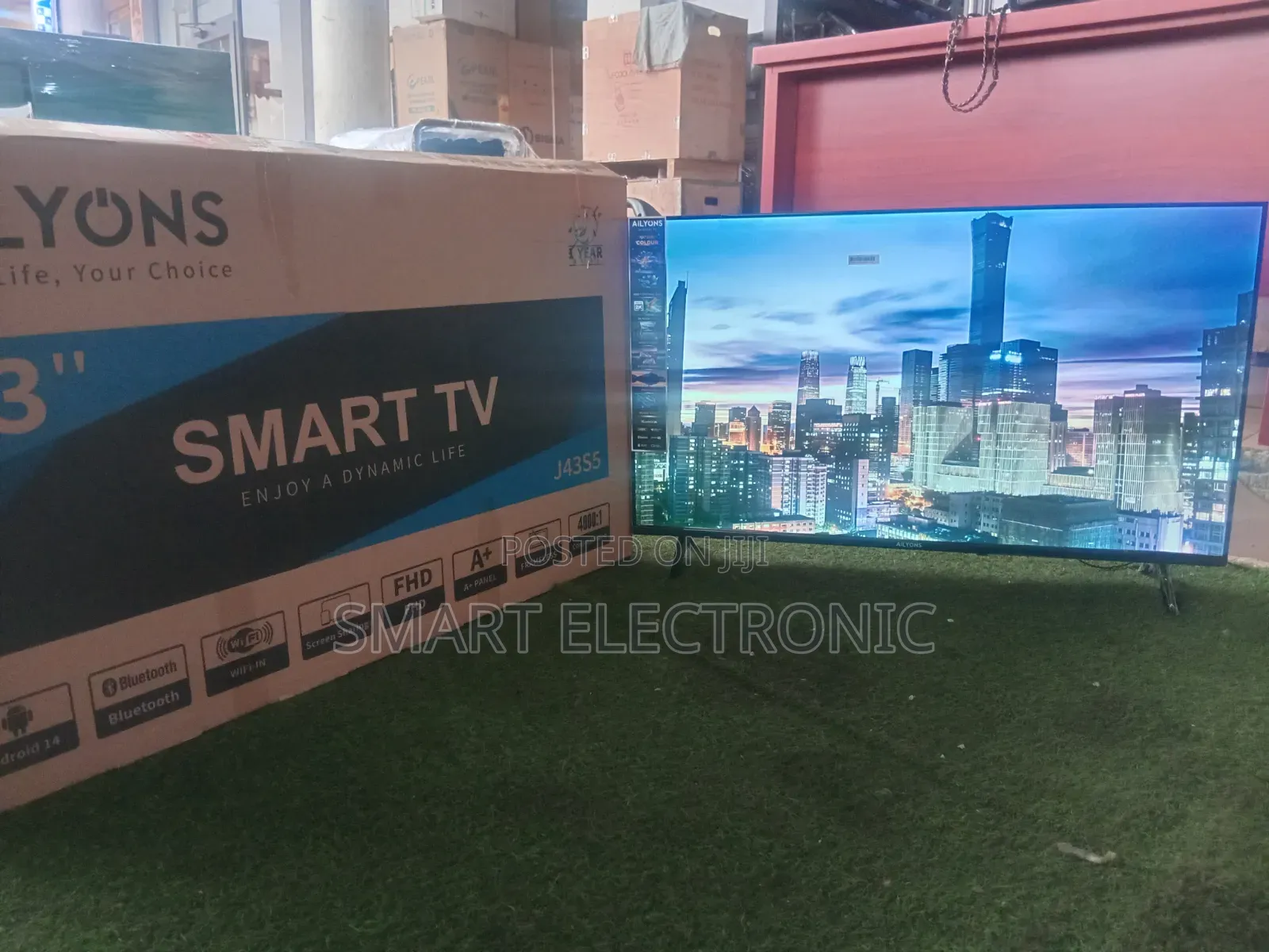 Ailyons 43′′ Smart TV – Excellent Picture, Smart Entertainment
