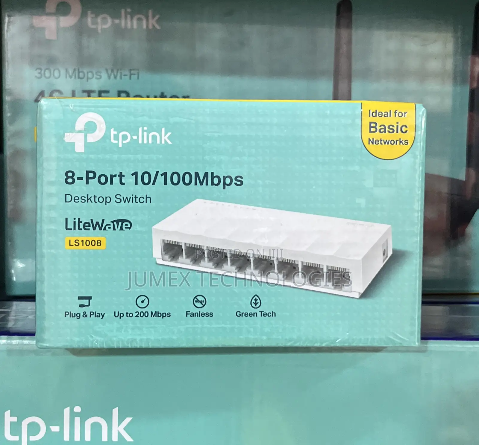 TP-Link 8-Port 10/100Mbps Desktop Switch LiteWave