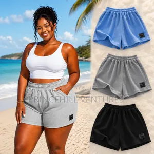 Ladies Casual Waffle Shorts