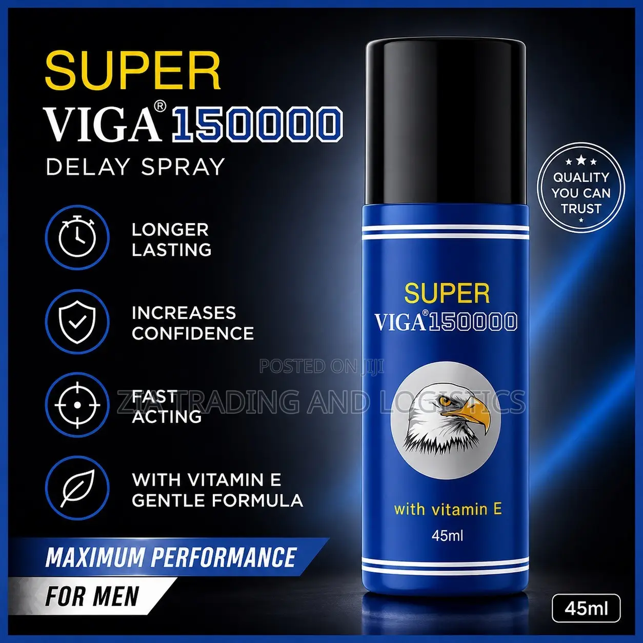 Super Viga 150000 Delay Spray – 45ml