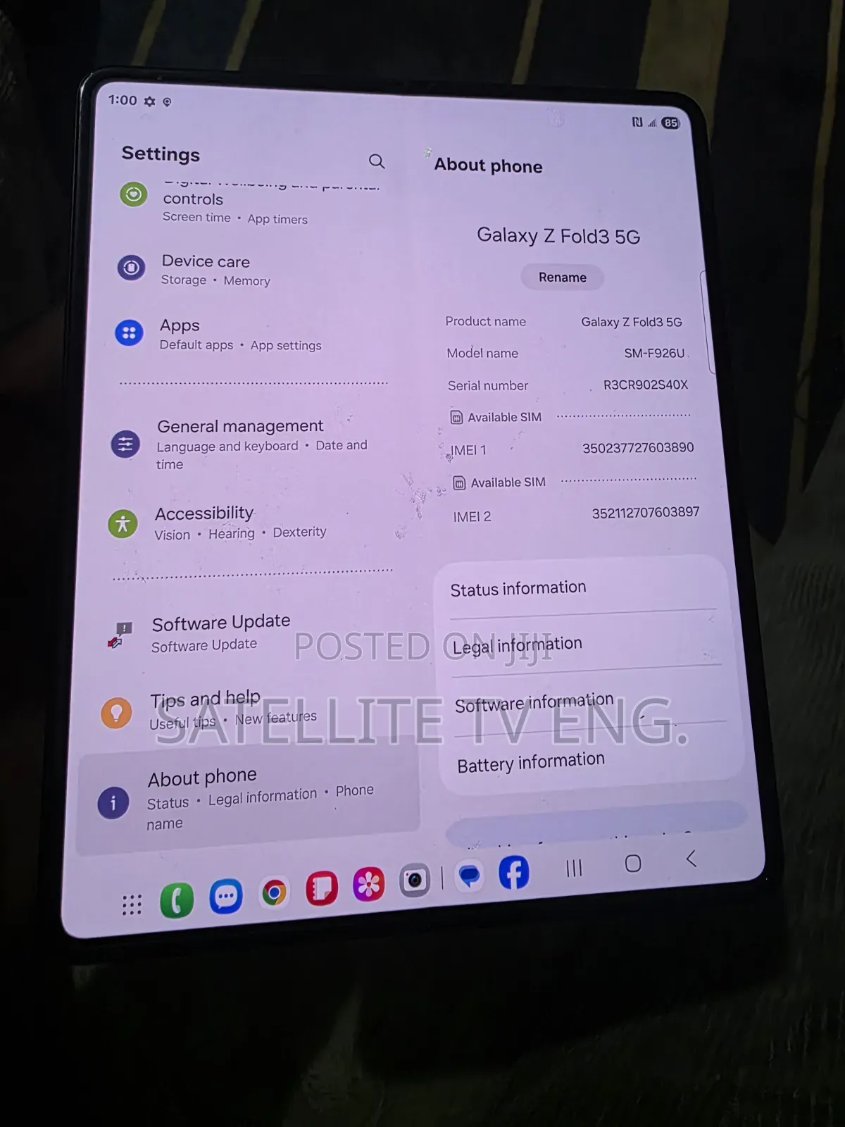 Samsung Galaxy Z Fold3 5G 512 GB Green