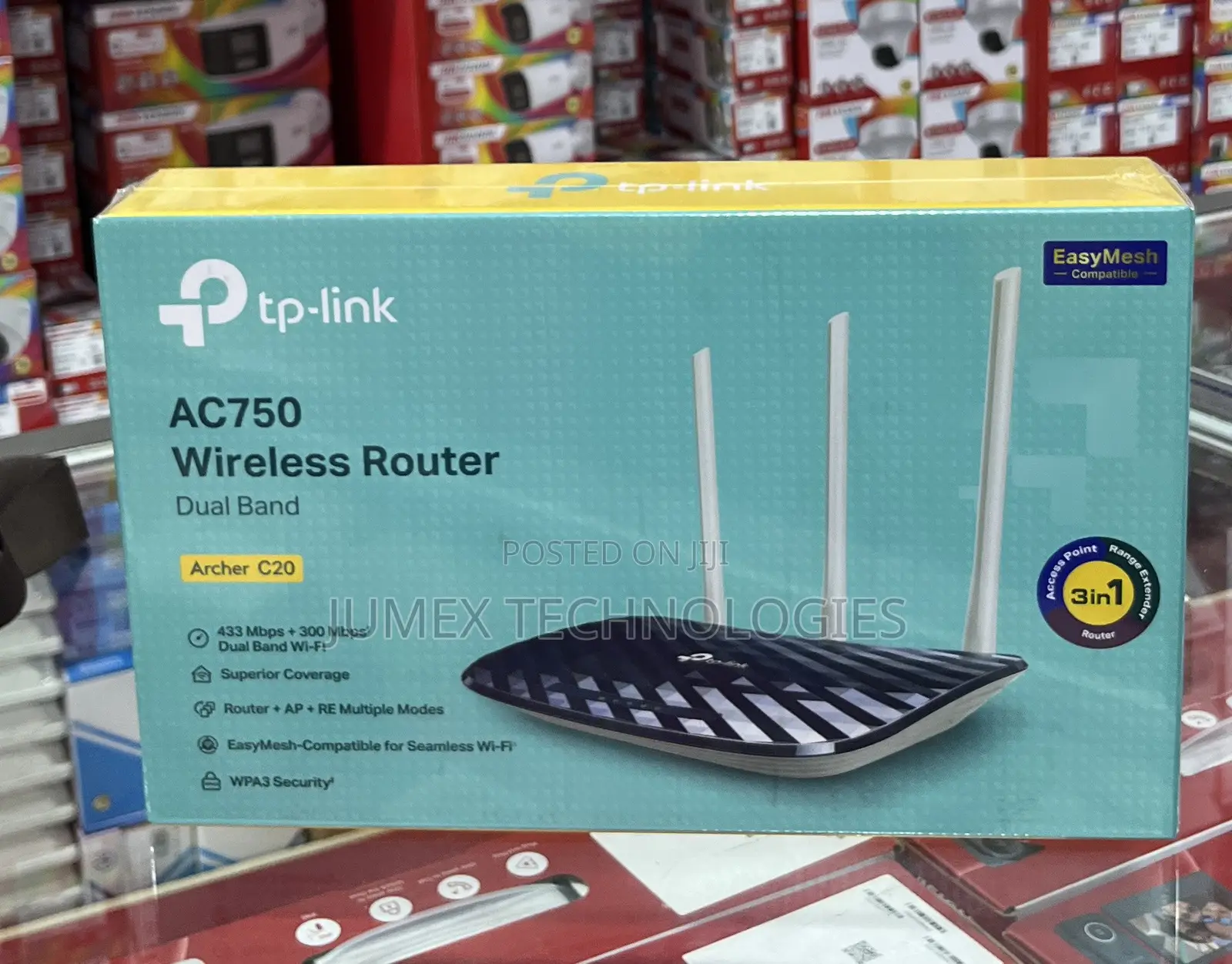 TP-Link Archer C20 AC750 Wireless Router Dual Band