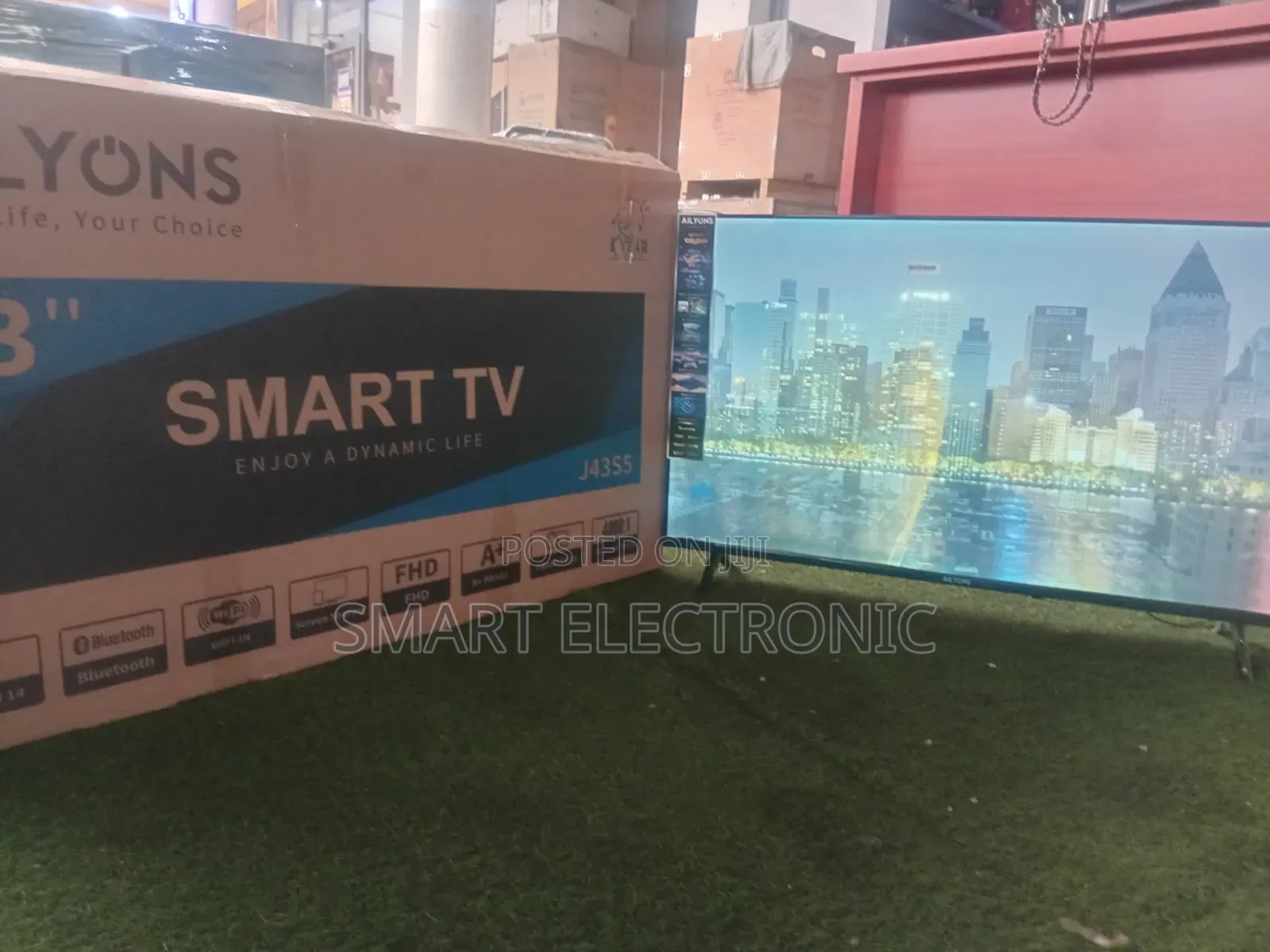 Ailyons 43′′ Smart TV – Enjoy Your Favourite Shows in Better Quality