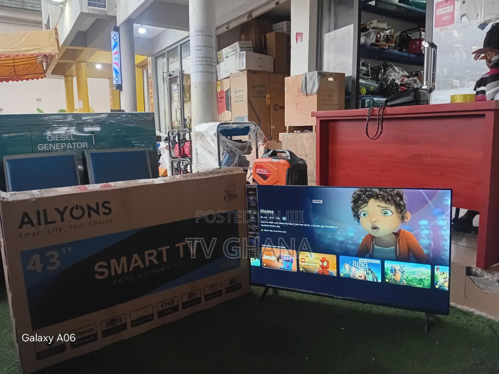 Ailyons 43′′ Smart TV – Premium Big Screen for Movies, Sports 43 TV