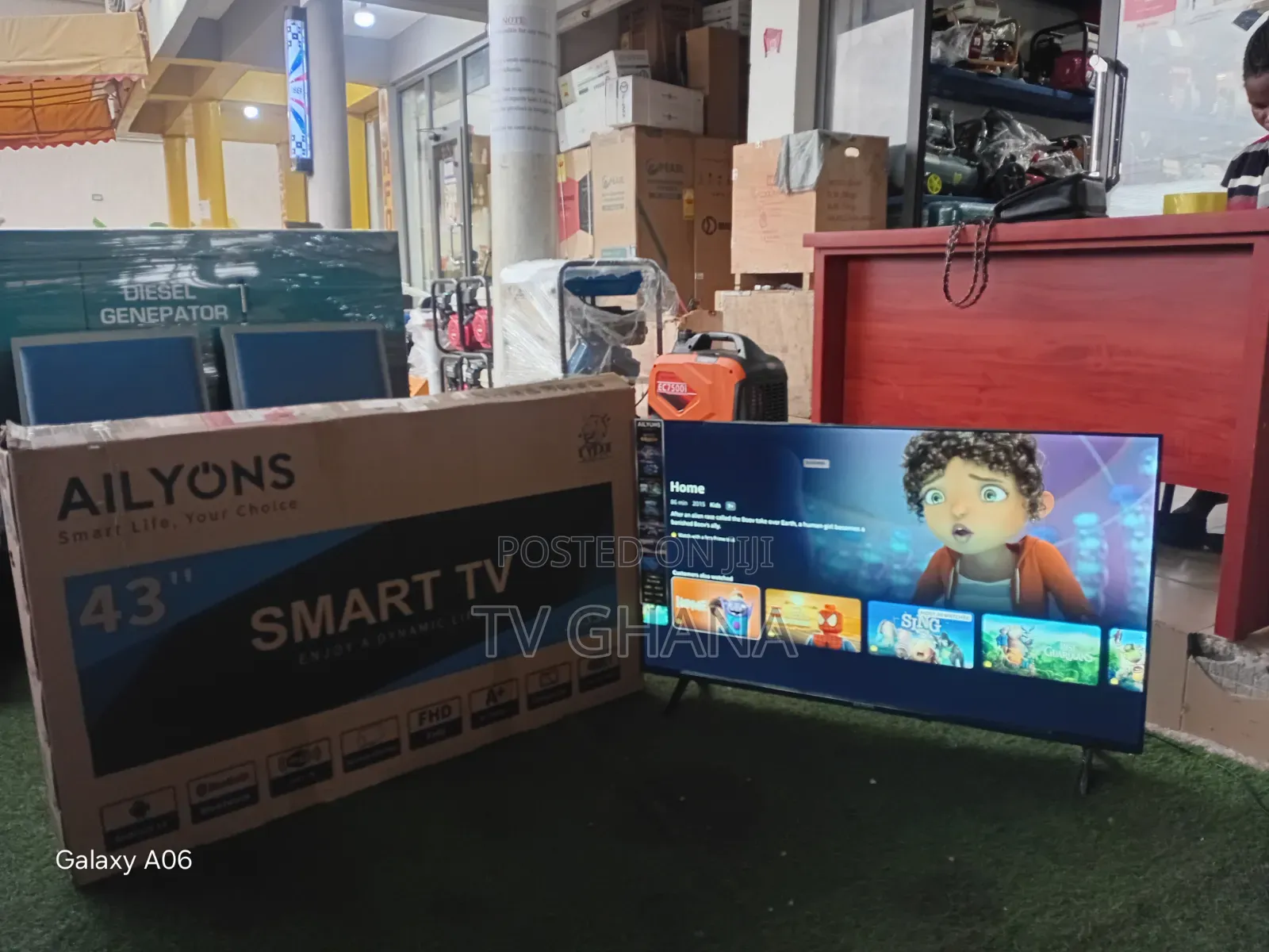 Ailyons 43′′ Smart TV – Premium Big Screen for Movies, Sports 43 TV